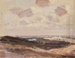 Clouded Landscape by Frans David Oerder