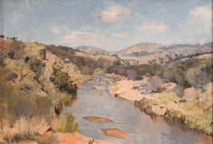 Apies River, North Of Pretoria by Frans David Oerder