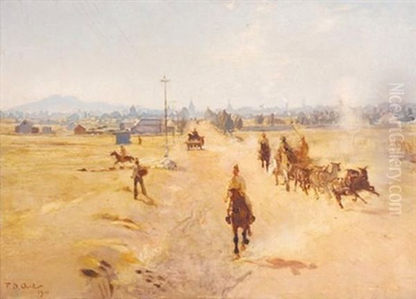 Provision Wagon Leaving Pretoria - view 1