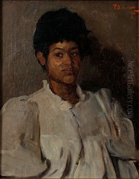 Woman In A White Blouse - view 1