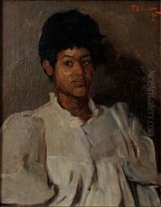Woman In A White Blouse