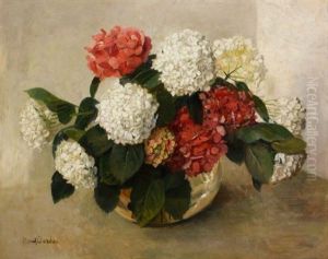 Still Life With Hydrangeas by Frans David Oerder