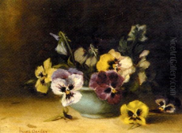 Still Life With Pansies - view 1