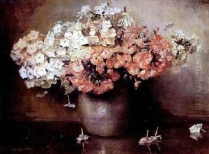 A Still Life With Flowers by Frans David Oerder