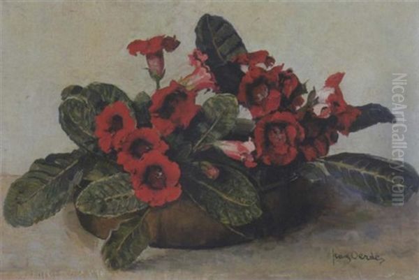 Still Life Of Gloxynia - view 1