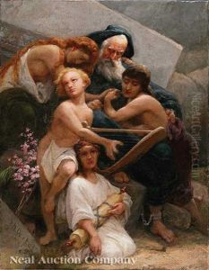 Allegorical Scen by Johannes Adam Simon Oertel