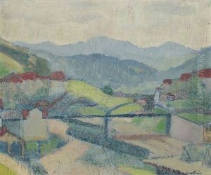 Bahnhof In Der Ostschweiz by Albert-Sebastian Oesch