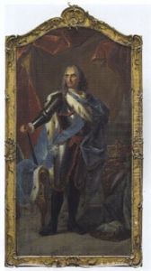 Bildnis Konig August Ii. Von Polen Des Starken, Kurfurst Von Sachsen Auf Einem Balkon