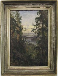 Am Christiania Fjord by Carl August Heinrich Ferdinand Oesterley