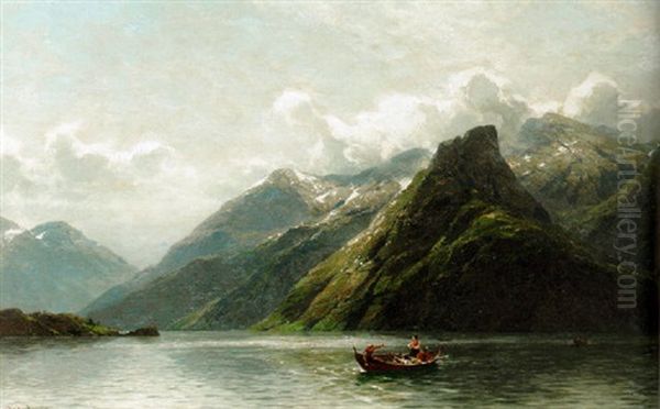 Summer: Fishing On A Norwegian Fjord - view 1