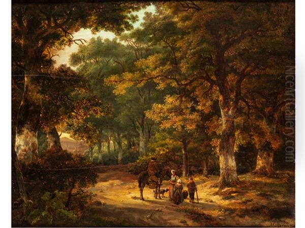 Waldlandschaft Mit Figuren - view 1