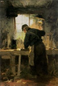 The Woodcarver by Tony Lodewijk George Offermans