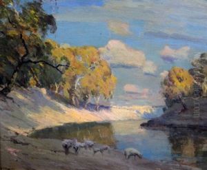 The Murray River by Edward Cairns Officer