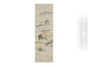 Autumn Leaves by Usen Ogawa