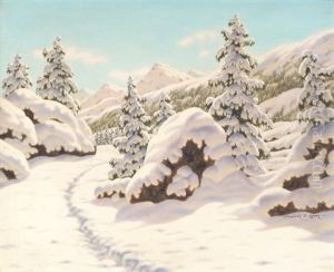 Sentinels Of The North, Canadian Rockies by Frederick D. Ogden