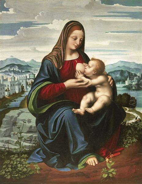 Madonna Allattante Col Bambino - view 1