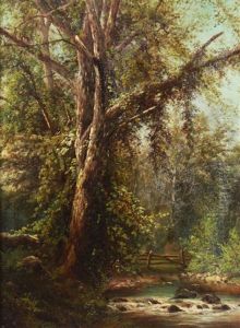 View On The Croton River, Perry Carmel Putnam Co., Ny by Clinton Ogilvie