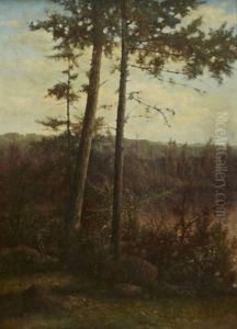 Skogslandskap by John Clinton Ogilvie