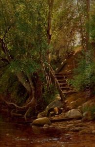 Along The Creek by John Clinton Ogilvie