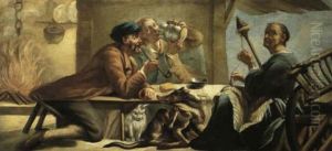 L'inverno by Egidio dall' (Olio) Oglio