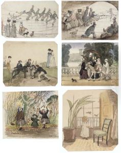 Scottish Society, Animal Studies And Mythological Scenes by Jemina Blackburn