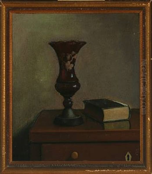 Opstilling Med Rodt Glas - view 1