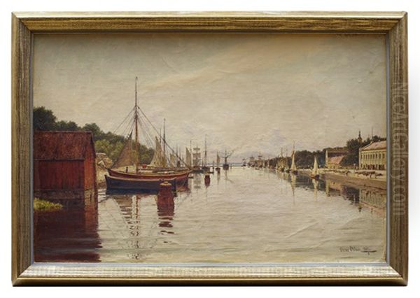 Motiv Fran Halmstad Hamn - view 1