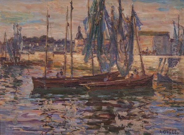 Fishing Boats At Concarneau - view 1