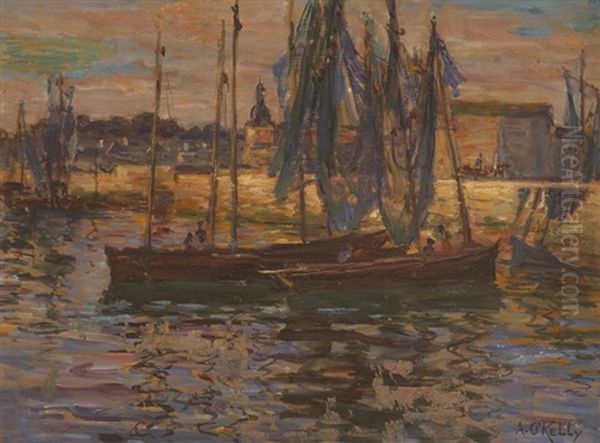 Fishing Boats At Concarneau, France - view 1