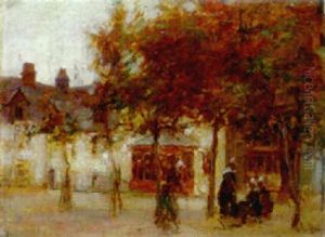 Street Scene, Brittany by Aloysius C. O'Kelly