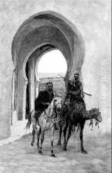 Arabs Entering A Town - view 1