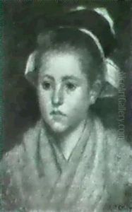 Young Breton Maiden. by Aloysius C. O'Kelly