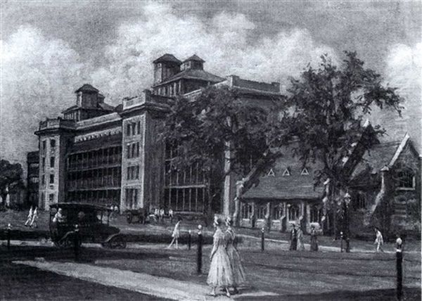 A Stroll On The Hospital Grounds - view 1