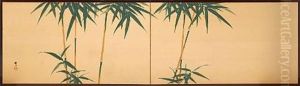 Two-fold Screen by Shuseki Okutani