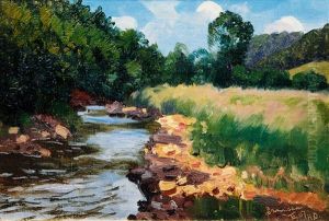 Near Bad Brambach by Hans Olde