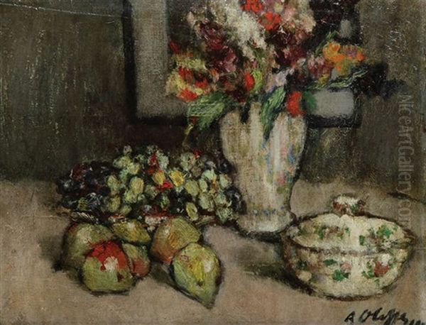Nature Morte Aux Fruits Et Fleurs - view 1