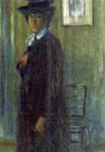 A Lady In An Interior A Lady In An Interior