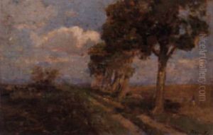 Landschaft Mit Feldweg by Ferenc Olgyay