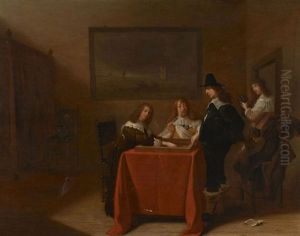 Joueurs Dans Un Interieur Joueurs Dans Un Interieur