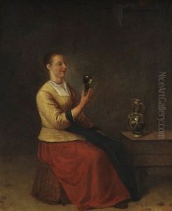 Weintrinkerin