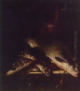 Nature Morte A La Breme Et Aux Brochets by Jan Olis