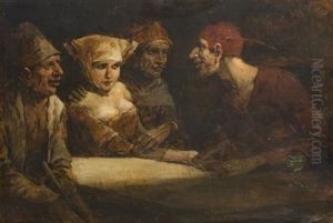 At The Chiromantist by Viktor Oliva