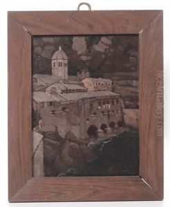 Paesaggio Ligure by Eugenio Olivari