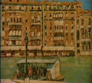 Veduta Des "grand Hotel" Dalla Salute A Venezia
