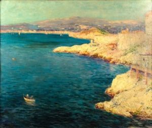 Pecheur Aux Abords De La Corniche, Marseille