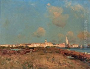 Voiliers Aux Martigues by Jean Baptiste Olive