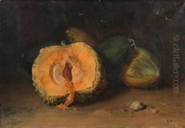 Nature Morte A La Courge Et Aux Melons - view 1