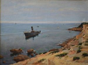 Le Navarre Echoue A Carry Le Rouet Sur Le Rocher De Quinson by Jean Baptiste Olive