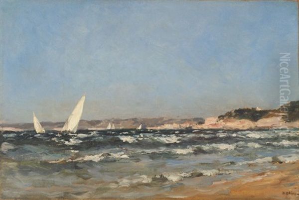 Les Regates Aux Environs De Marseille - view 1