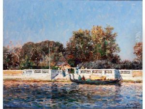 Der Volkspark In Venedig by Jean Baptiste Olive